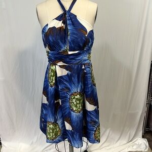 Max and Cleo Blue Dress